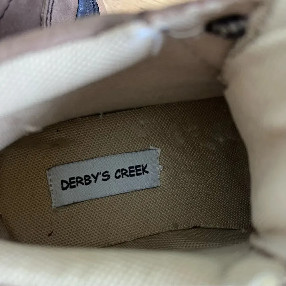 Derby’s Creek Kids Shoes Toddler 8 Brown Lace Up Leather